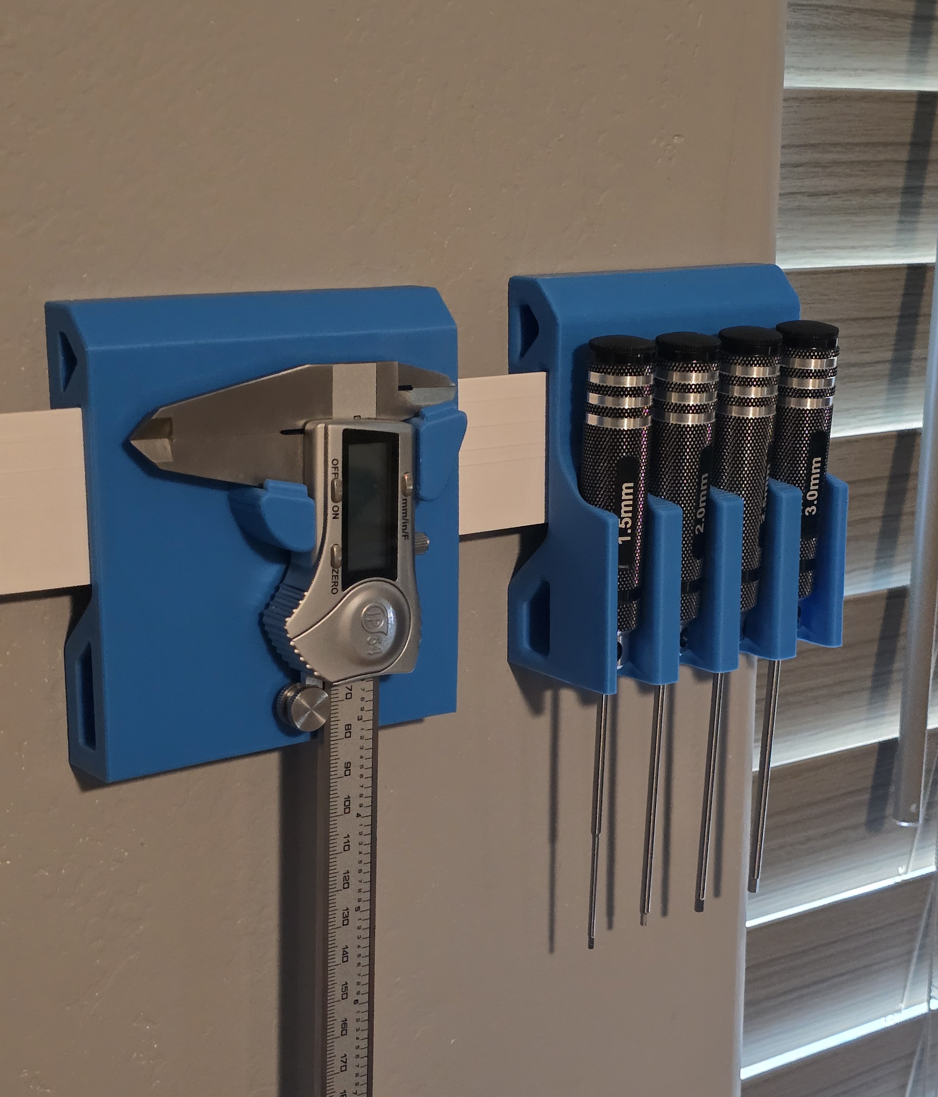 Custom 3D printed French cleat tool holders printed by Aerojays Design